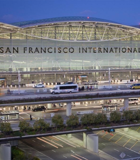 This image shows San Francisco International Airport